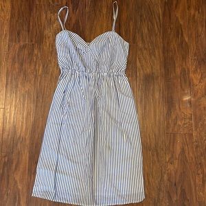 JCrew striped dress